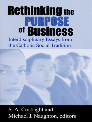 cover image of Rethinking the Purpose of Business